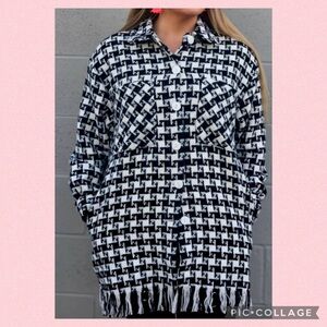 🌸Veveret Houndstooth Jacket🌸